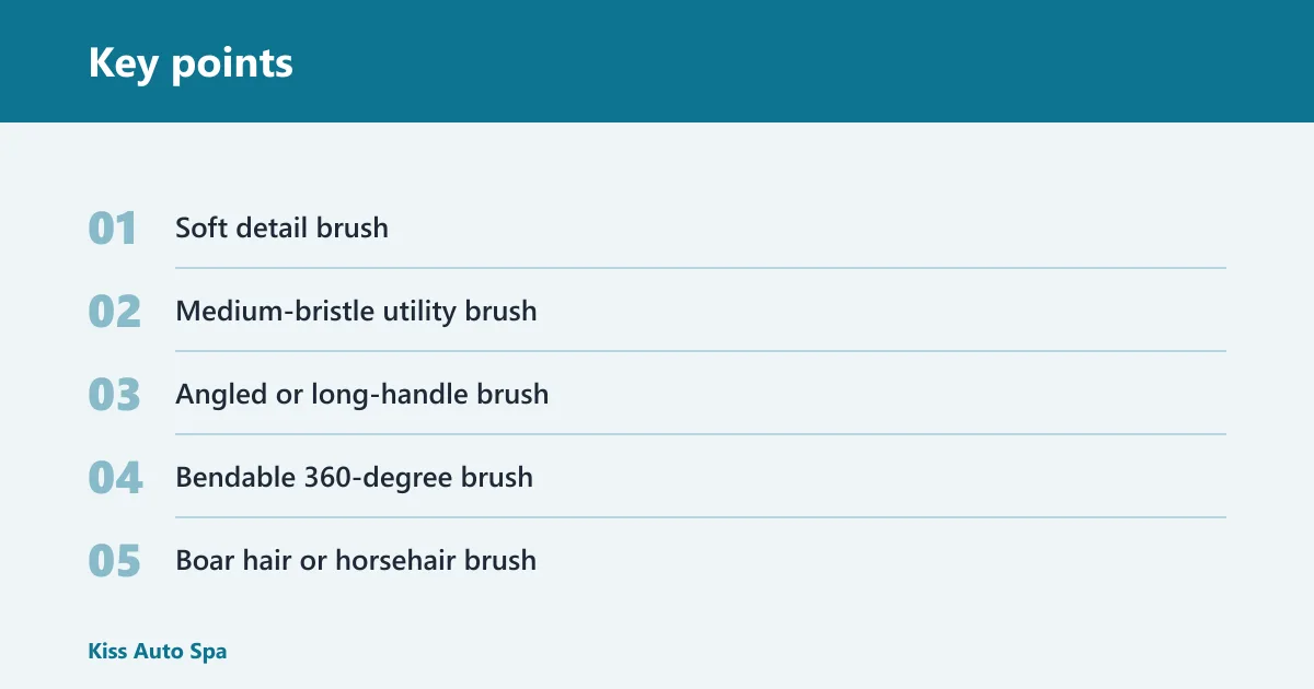 Key points: Top brush picks for engine bays