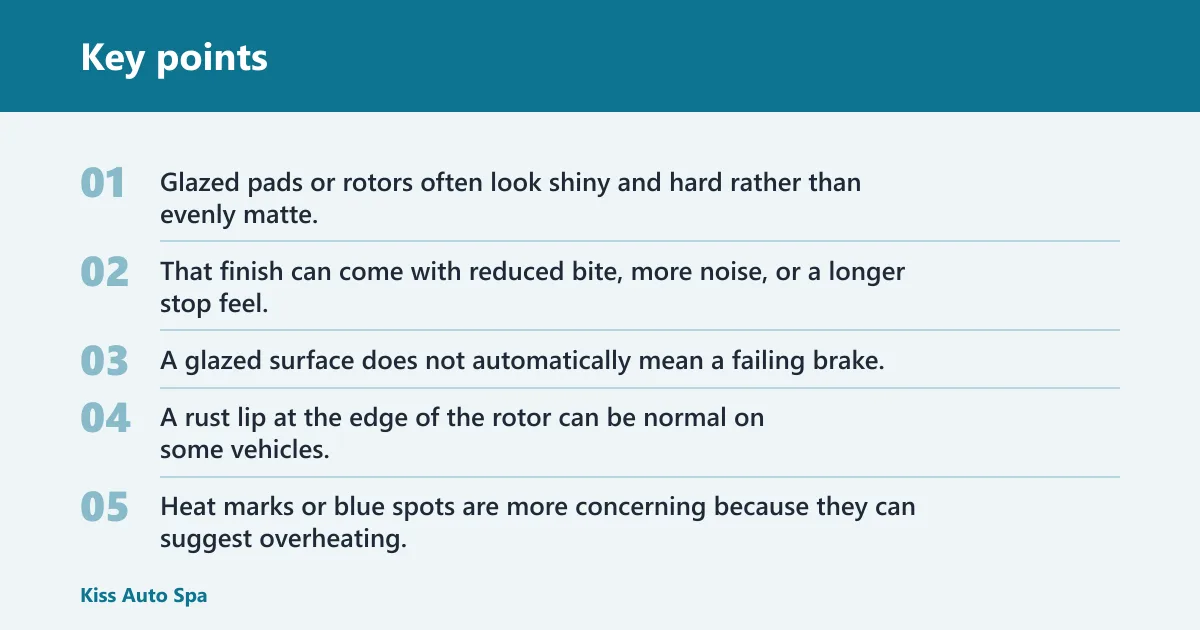 Key points: When rotor wear matters