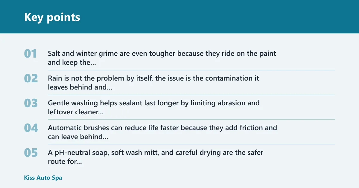 Key points: What shortens sealant life fastest?