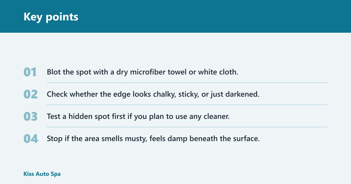 Key points: How do you tell what kind of mark it is?