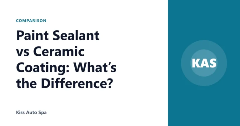 Paint Sealant vs Ceramic Coating: What’s the Difference?