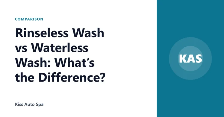 Rinseless Wash vs Waterless Wash: What’s the Difference?