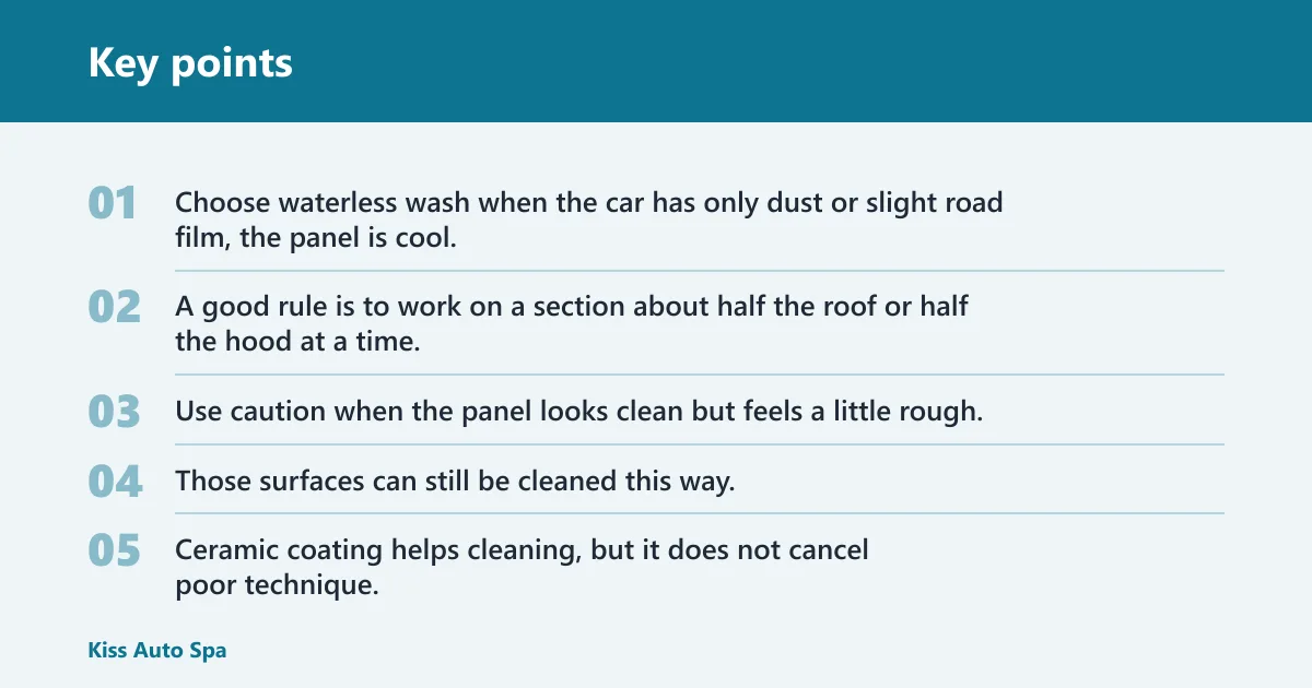 Key points: Paint safety decision checklist