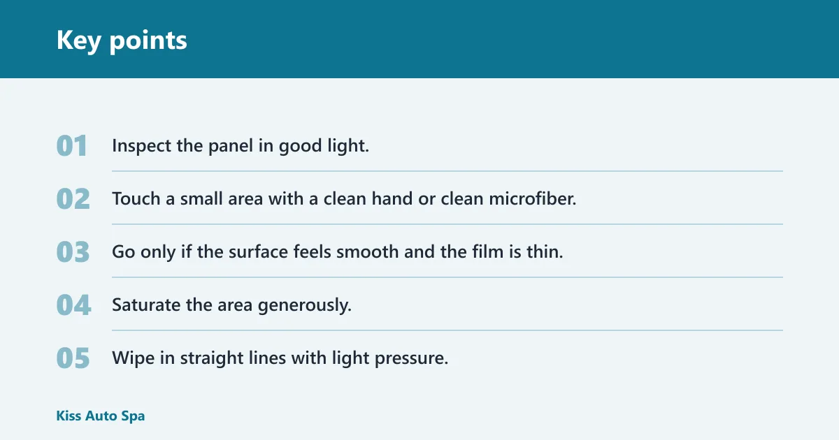 Key points: When should you switch to rinseless or hose washing?